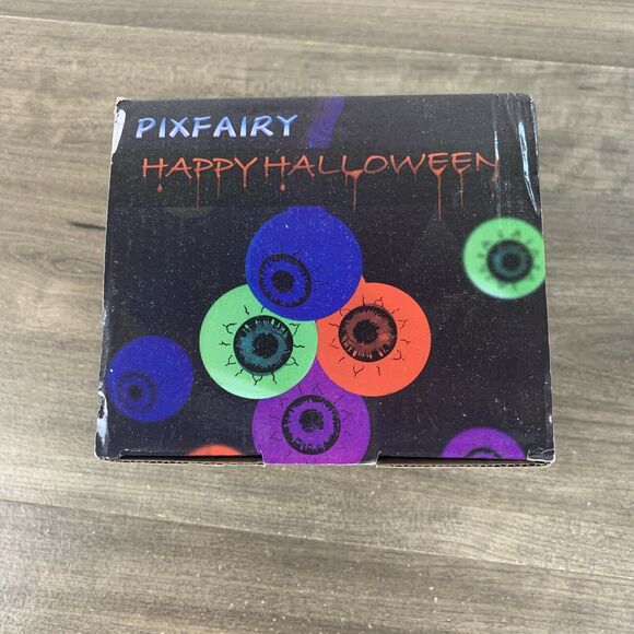 Halloween Eyeball String Lights 16.4ft Eyeball Decorative String Lights 30 LED - Picture 7 of 11